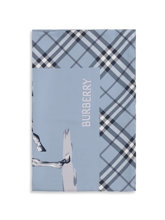 Burberry Archive Knight Scarf - Bank Blue
