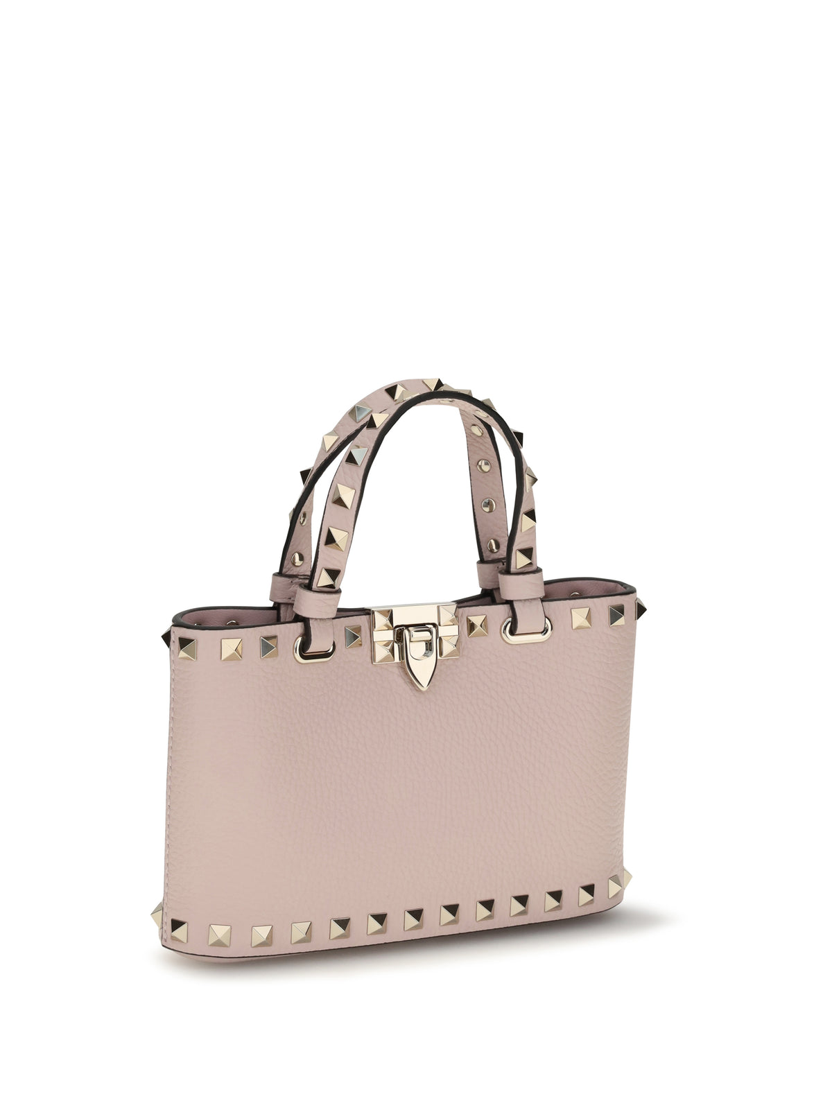 Valentino Garavani Rockstud Shopping mini Handbag - Rose Quartz