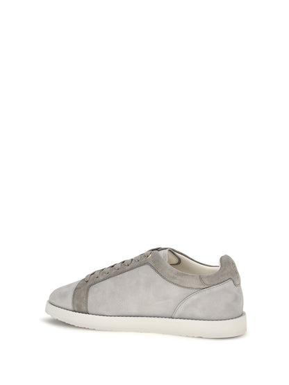 Brunello Cucinelli Suede Sneakers - Grey