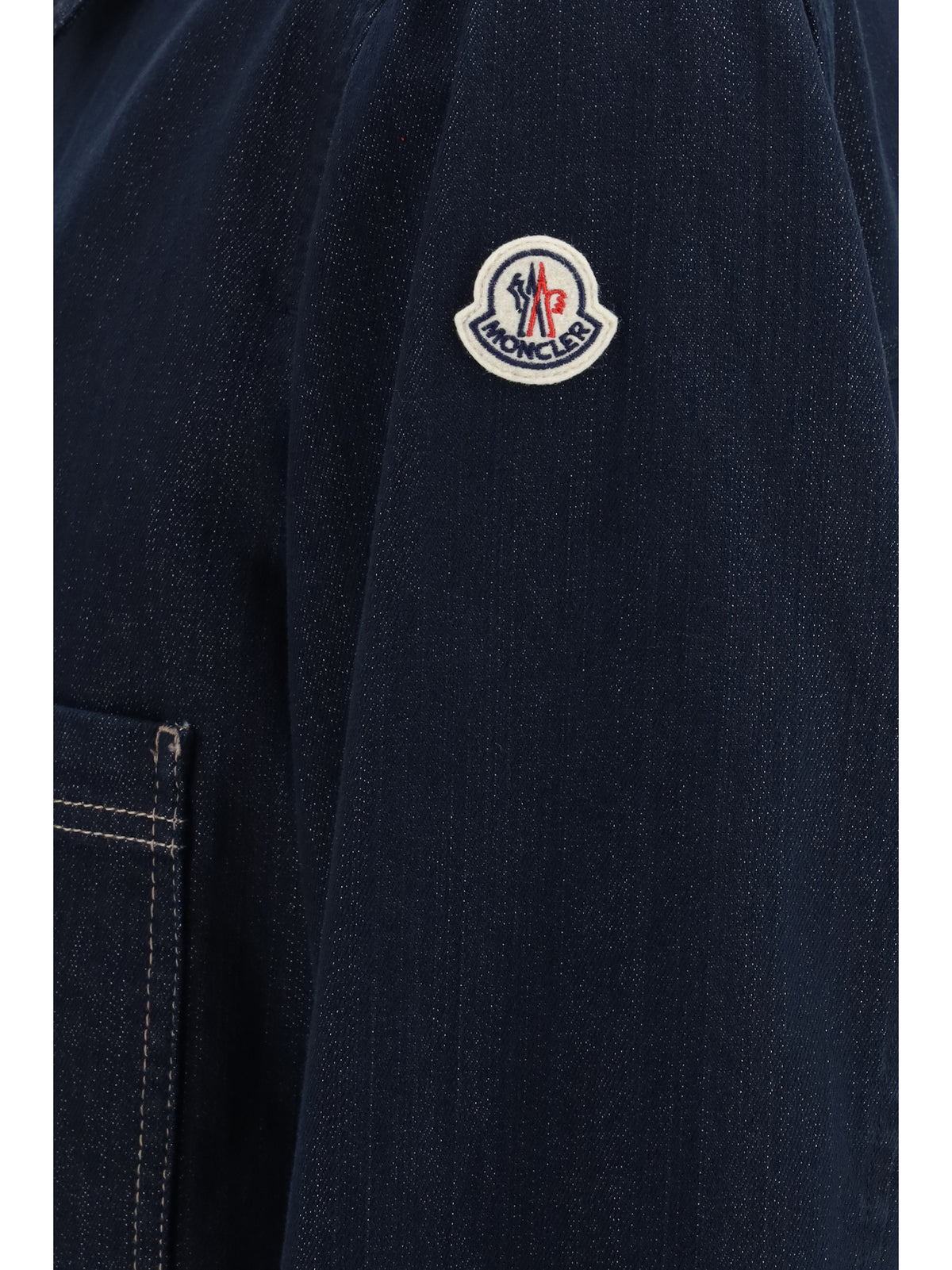 Moncler Haderu denim Shirt Jacket - Dark Blue