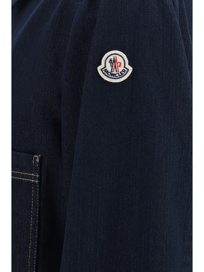 Moncler Haderu denim Shirt Jacket - Dark Blue
