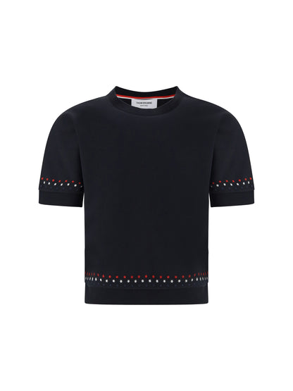 THOM BROWNE Snowflakes T-Shirt