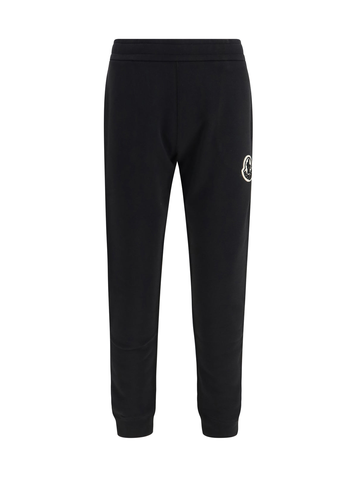 Moncler Tracksuit Pants with drawstring and logo - Black