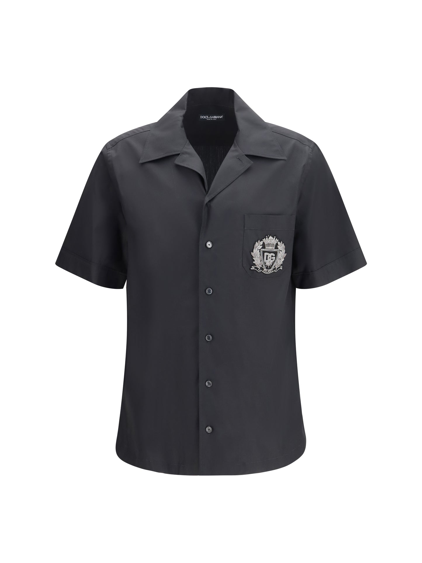 DOLCE & GABBANA Hawaii Shirt in cotton poplin