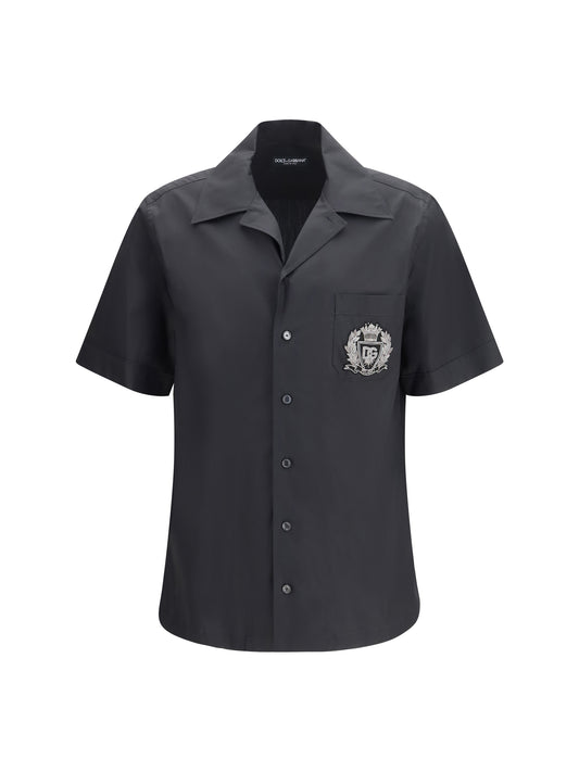 DOLCE & GABBANA Hawaii Shirt in cotton poplin