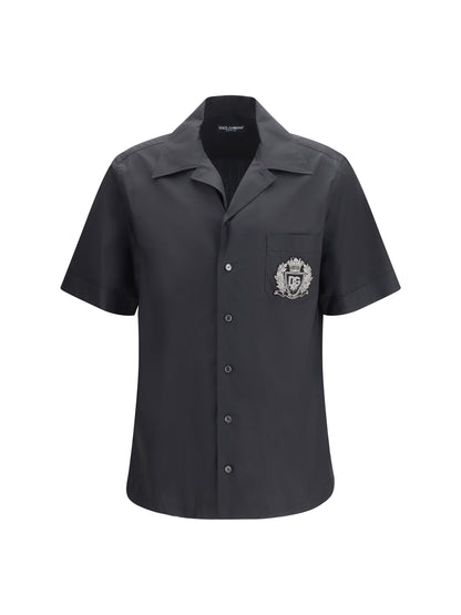DOLCE & GABBANA Hawaii Shirt in cotton poplin