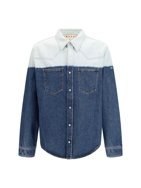 MARNI Dip-dye denim Shirt