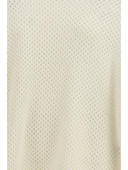 Allude perforated boatneck Jumper - 40