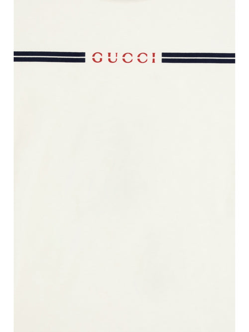 Gucci Cotton logo T-shirt for Boy - New White/Mc