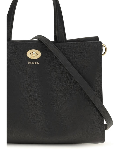Burberry Small Cotswolds Check Tote Bag - Black