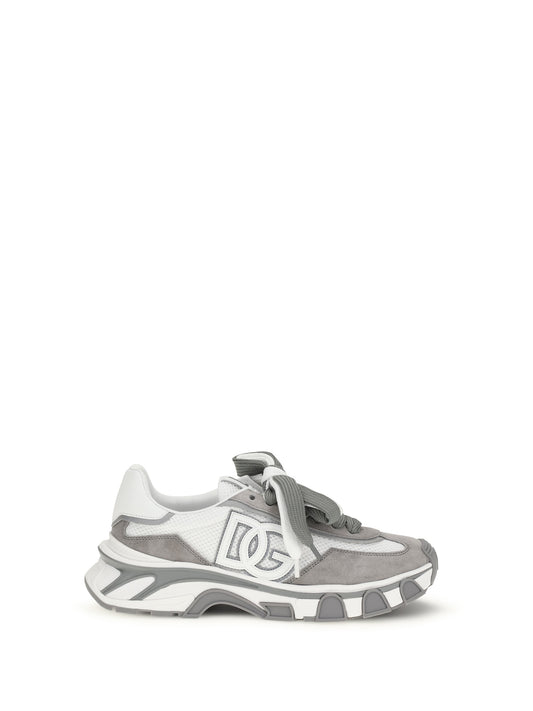 DOLCE & GABBANA Leather and mesh Sneakers