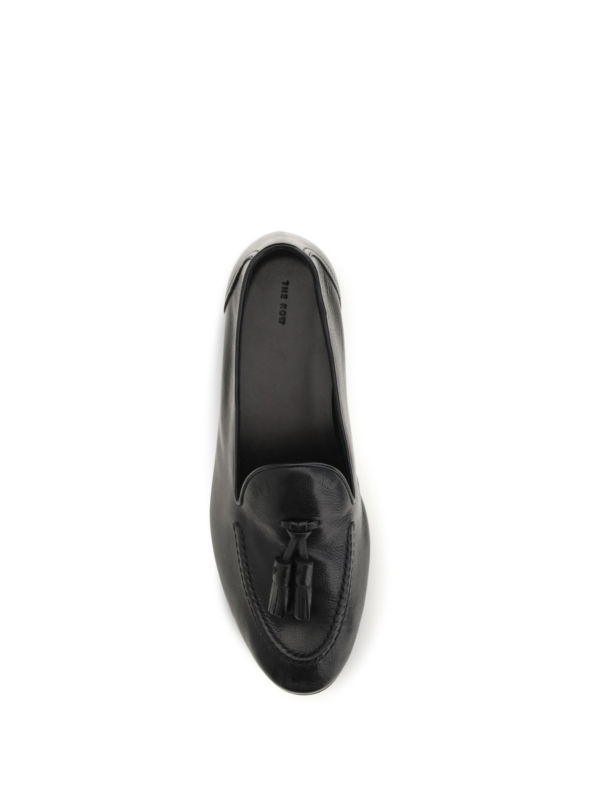 The Row Caden leather Loafers - Black