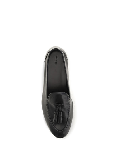 The Row Caden leather Loafers - Black