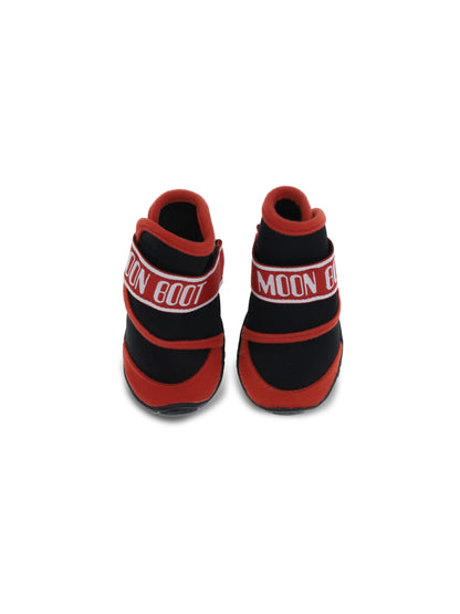Moon Boot Dog Shoes by Poldo x Moon Boot - Red