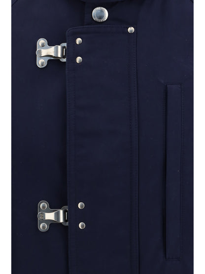 BRUNELLO CUCINELLI Water-repellent outerwear Jacket in techno cotton gabardine with hooks