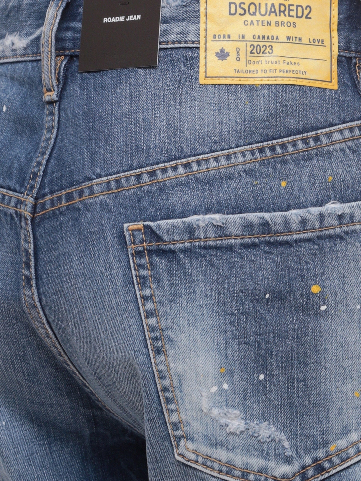 Dsquared2 Denim Jeans With Ripped Effect