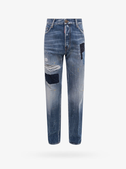 Dsquared2 Denim Jeans With Ripped Effect