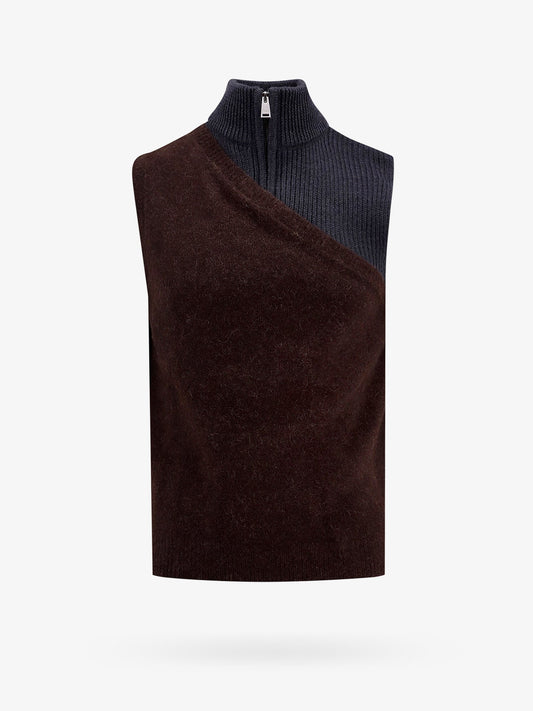 Fendi Alpaca And Wool Vest