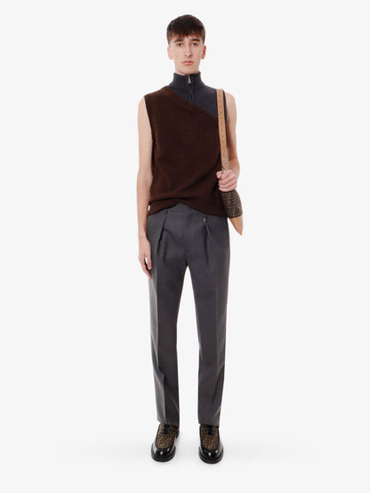 Fendi Alpaca And Wool Vest