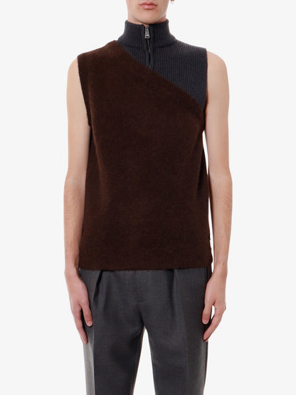 Fendi Alpaca And Wool Vest