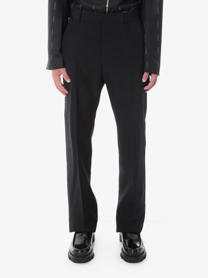 Givenchy Wool Trouser With Logoed Bands On The Side