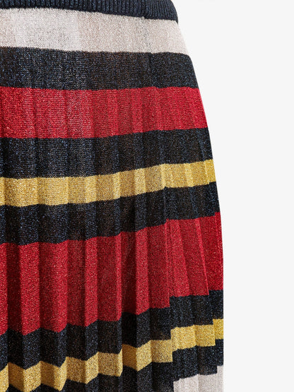 Gucci Lurex Skirt With Striped Motif