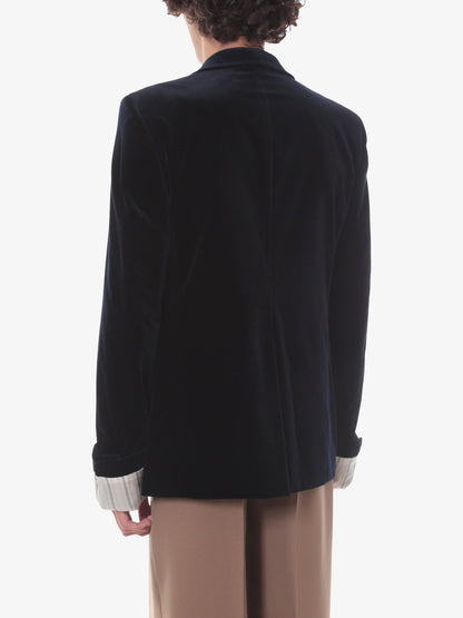 Gucci Lined Stretch Velvet Blazer