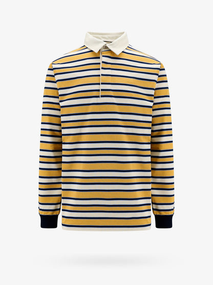 Gucci Cotton Polo Shirt With Striped Motif