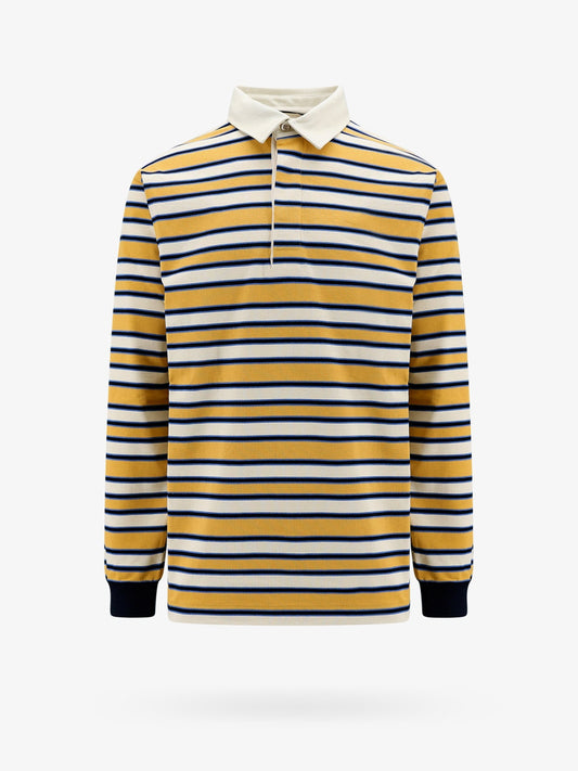 Gucci Cotton Polo Shirt With Striped Motif