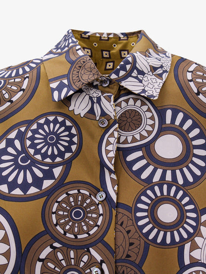 'S Max Mara Silk Shirt With All Over Print