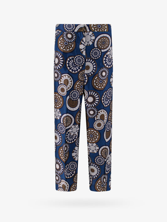 'S Max Mara Silk Trouser With All Over Print