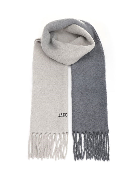 Jacquemus Alpaca Wool Scarf - Grey