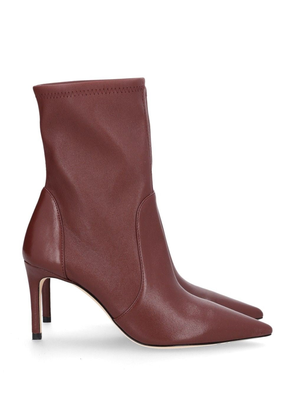Stuart Weitzman "Stuart Power" Ankle Boots - Bordeaux