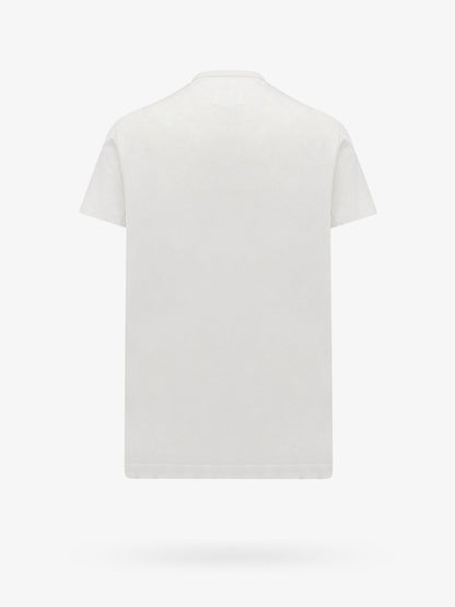 Maison Margiela Cotton T Shirt With Embroidered Frontal Logo