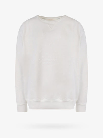 Maison Margiela Cotton Sweatshirt With Embroidered Logo On The Front