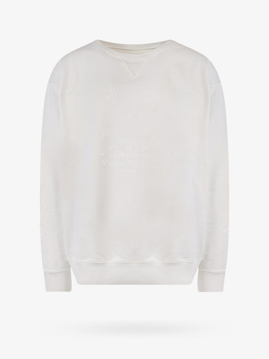 Maison Margiela Cotton Sweatshirt With Embroidered Logo On The Front