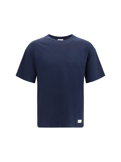 Saint Laurent Cotton crewneck T-Shirt - Navy