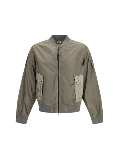 C.P. COMPANY Bi-TM Mixed Lens bomber Jacket