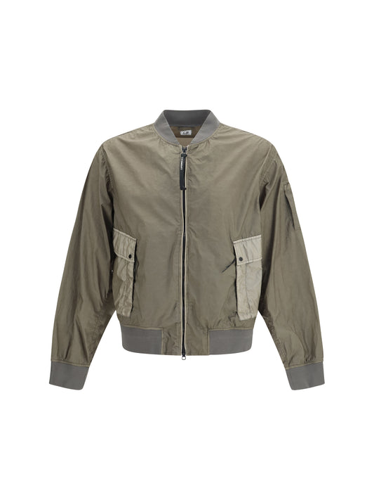 C.P. COMPANY Bi-TM Mixed Lens bomber Jacket