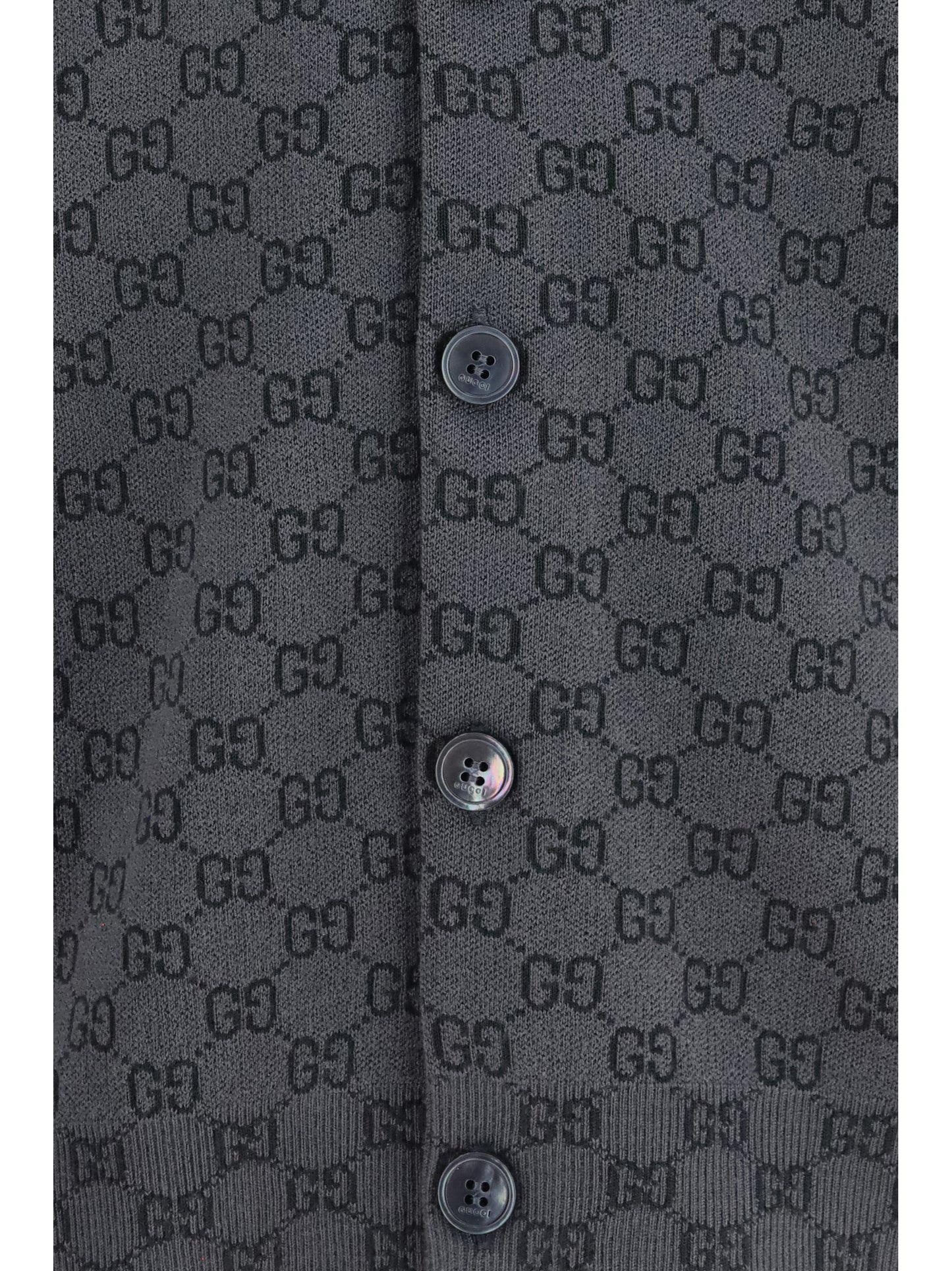 GUCCI Silk and wool GG print Cardigan