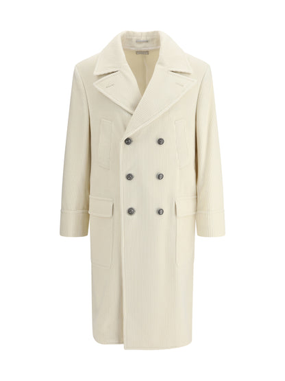 BRUNELLO CUCINELLI Ribbed cashmere Coat