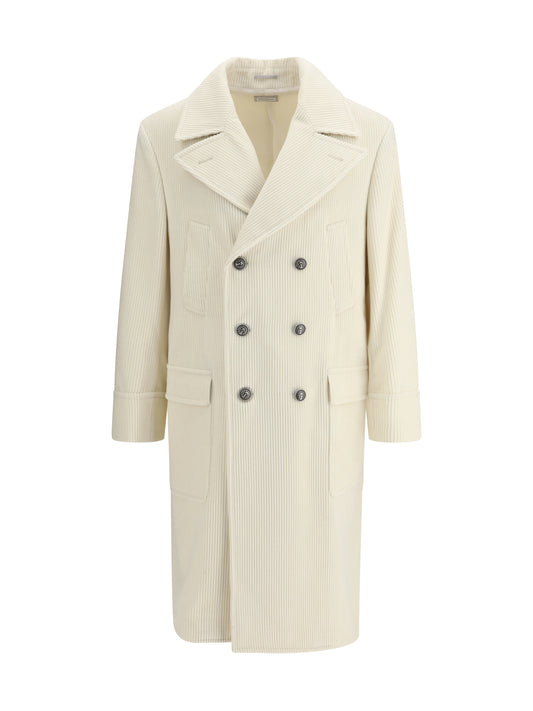 BRUNELLO CUCINELLI Ribbed cashmere Coat