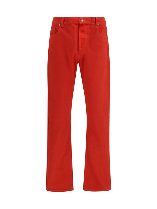 VERSACE Straight-leg cotton denim Jeans