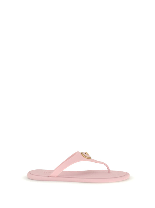 VERSACE Rubber Thong Sandals