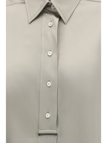 BRUNELLO CUCINELLI Silk satin Shirt