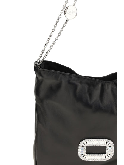 Roger Vivier Pilgrim mini Handbag - Black