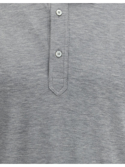 BRUNELLO CUCINELLI Silk Polo Shirt