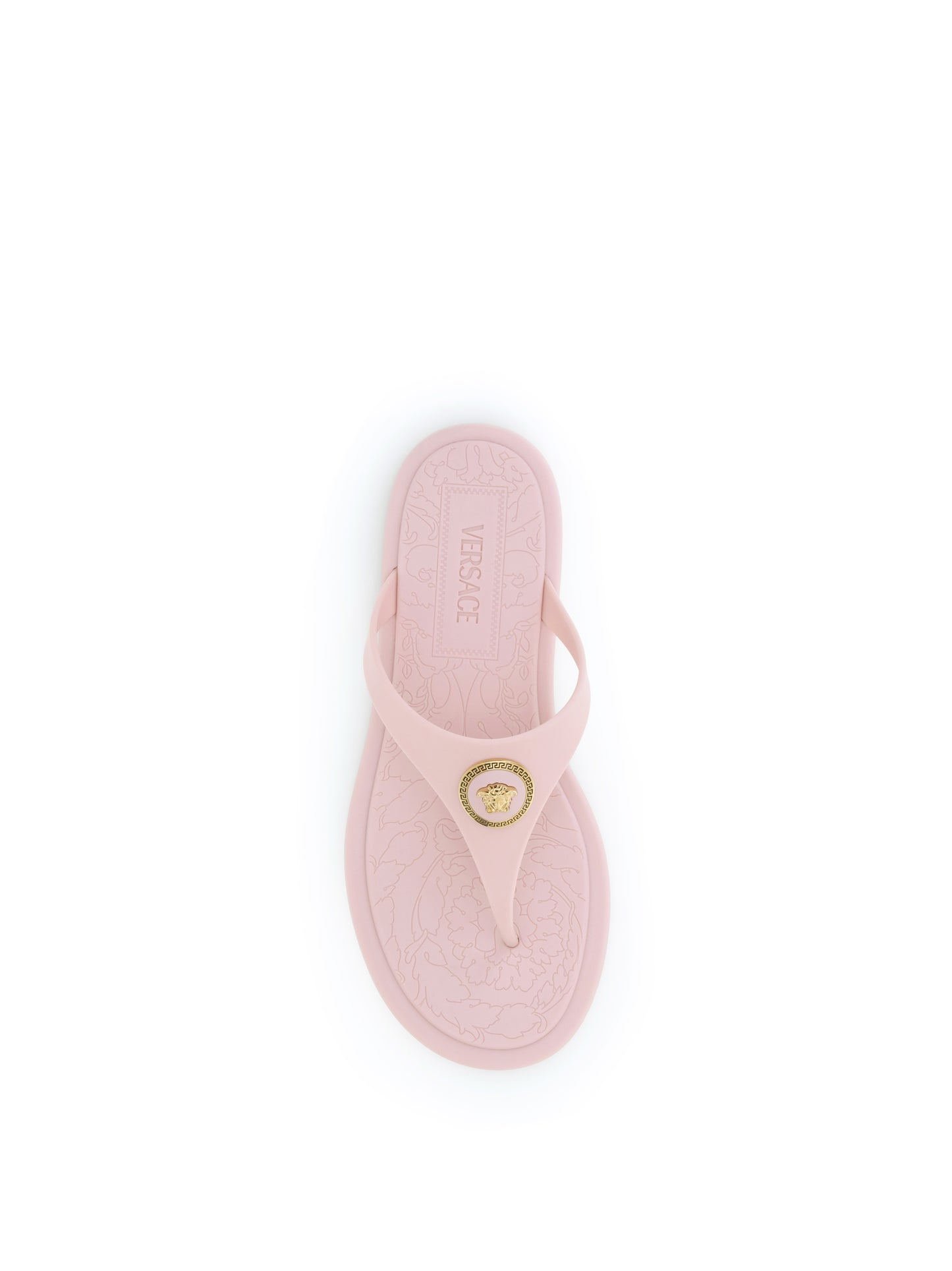 VERSACE Rubber Thong Sandals