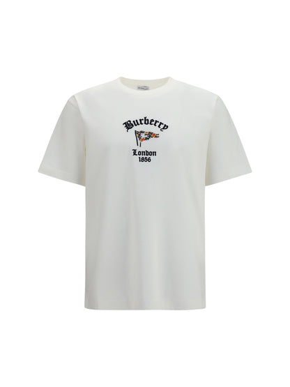 Burberry Check cotton T-shirt - Chalk