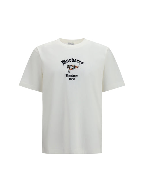 Burberry Check cotton T-shirt - Chalk